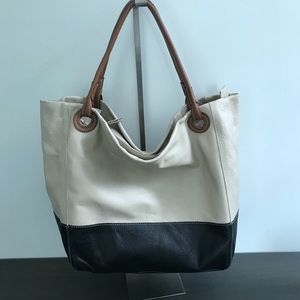 NWT Buttery Sift Leather Tote. Made in Italy 🇭🇺